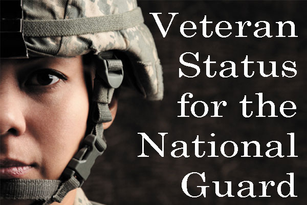 Veteran Status for the National Guard still has life for this year.